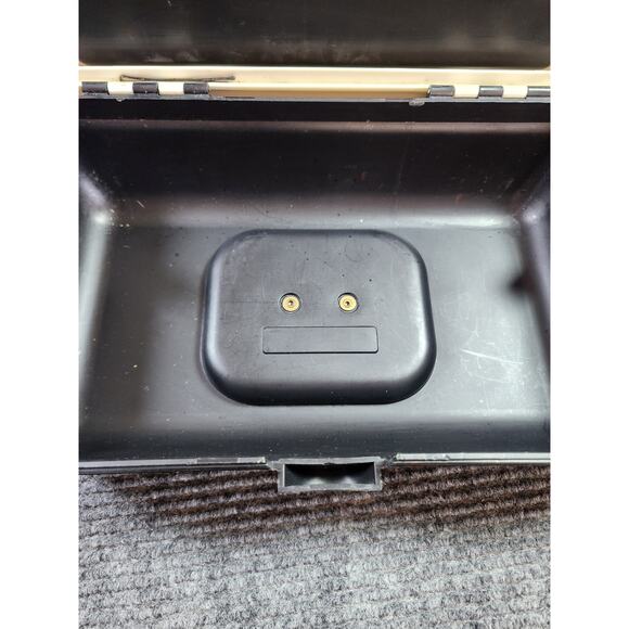 Vintage 90s Caboodles Make-Up Organizer Case 3 Tier Black White Pink Retro - Picture 8 of 13